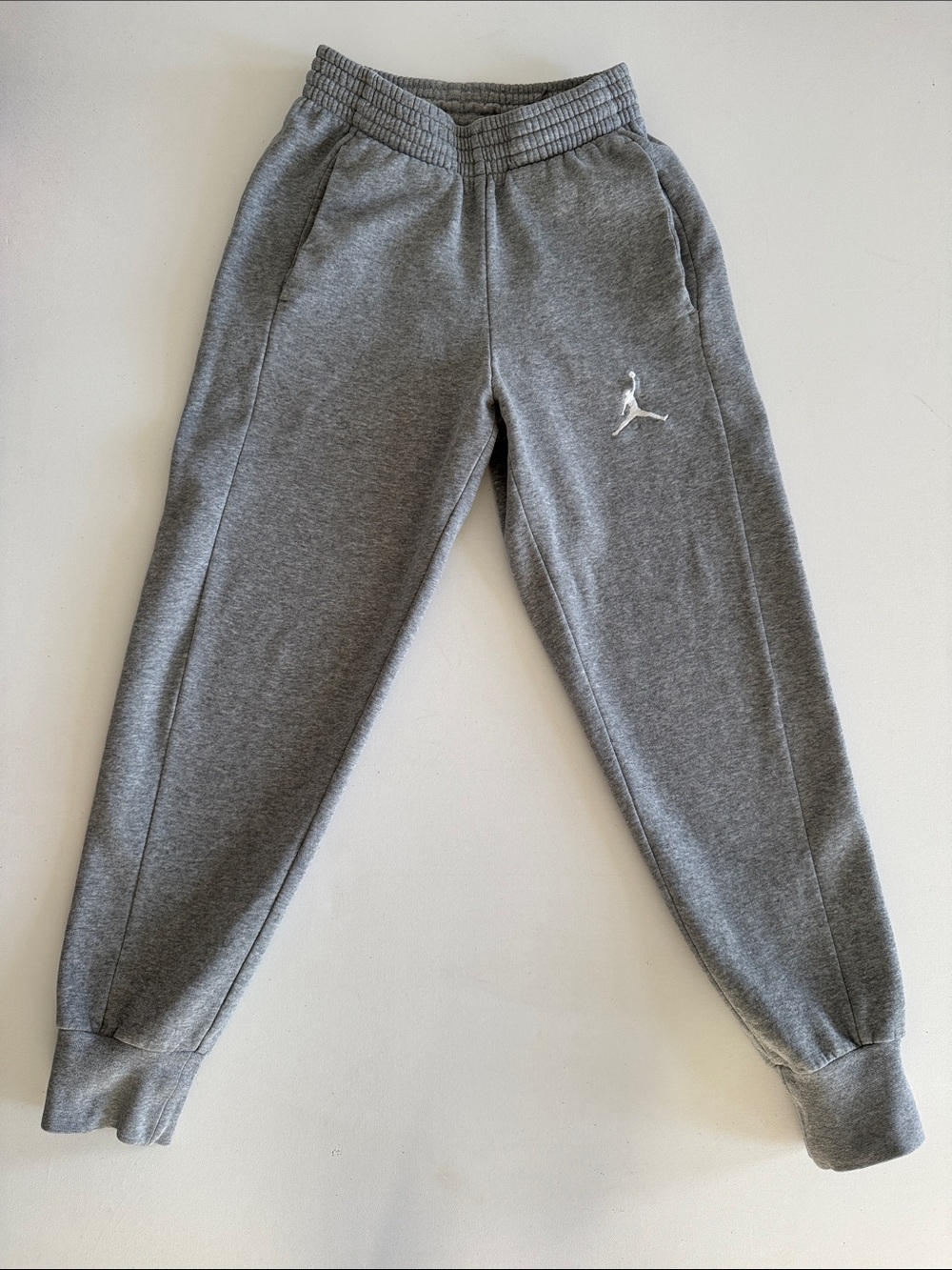 Nike Gray Jordan Womens Fleece Joggers